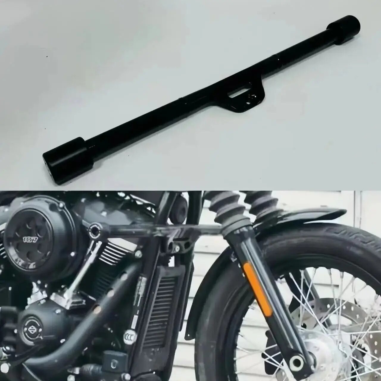 Защитная планка бампера мотоцикла 1-1/2 дюйма для Harley Standard Softail Low Rider S ST Street Bob Engine Crash Bar 18-24 FXLRS FXBB