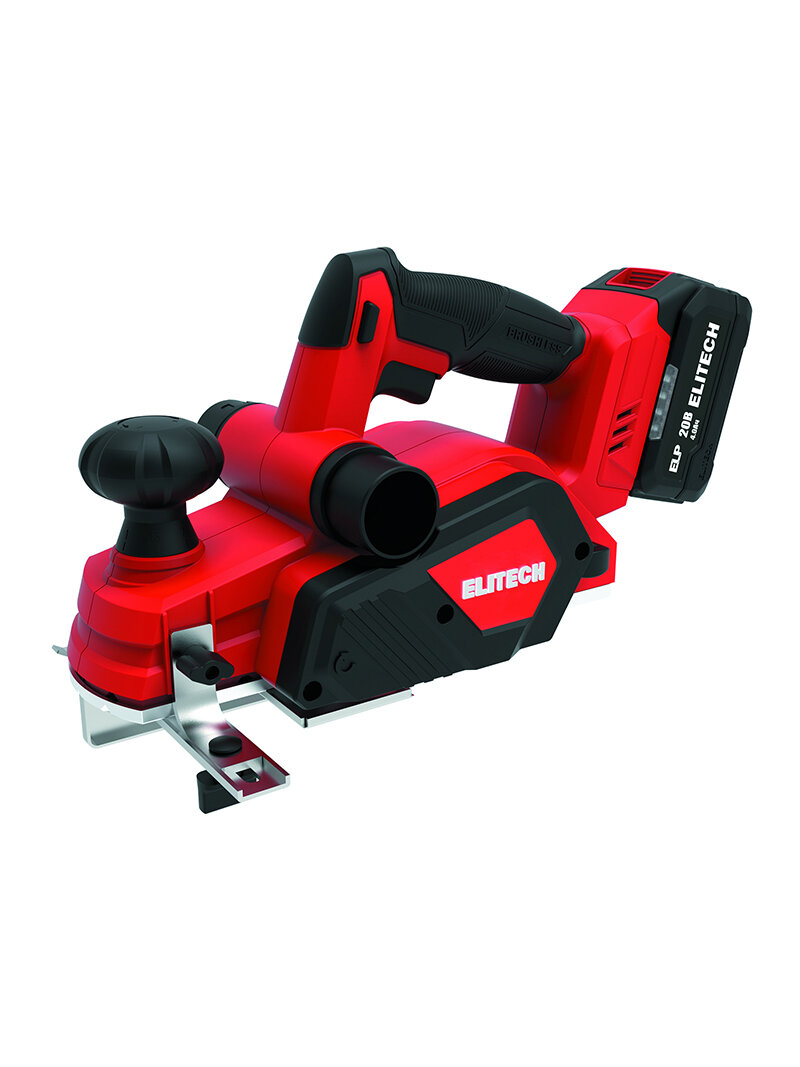 Рубанок Elitech РА 2082БЛ аккумуляторный бесщёточный двигатель