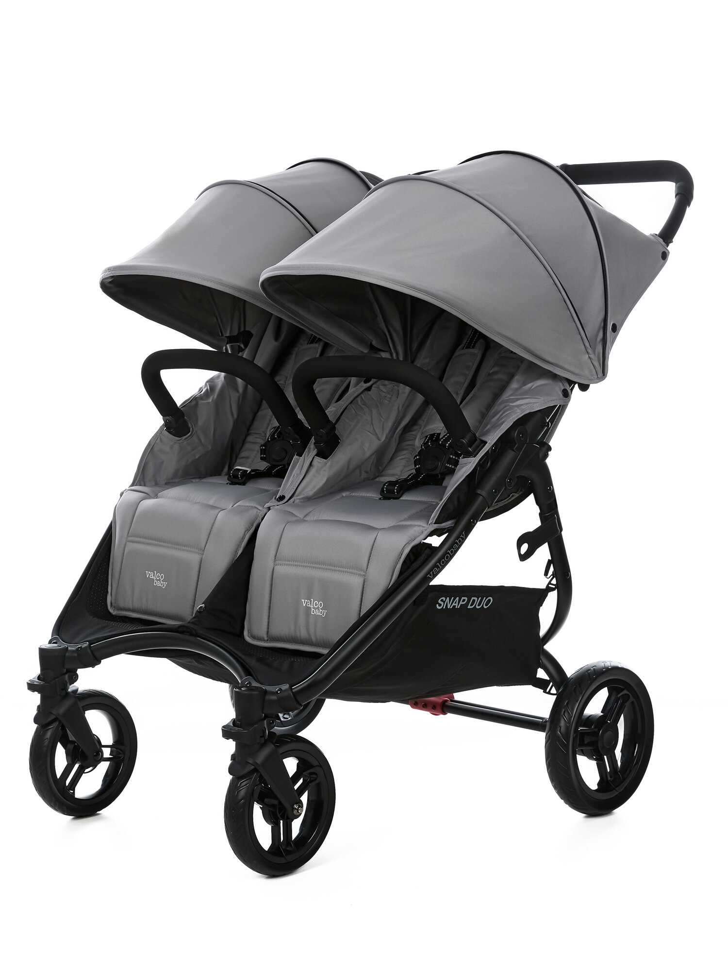 Коляска для двойни Valco Baby Snap Duo Flatt Matt, цвет: Cool Grey