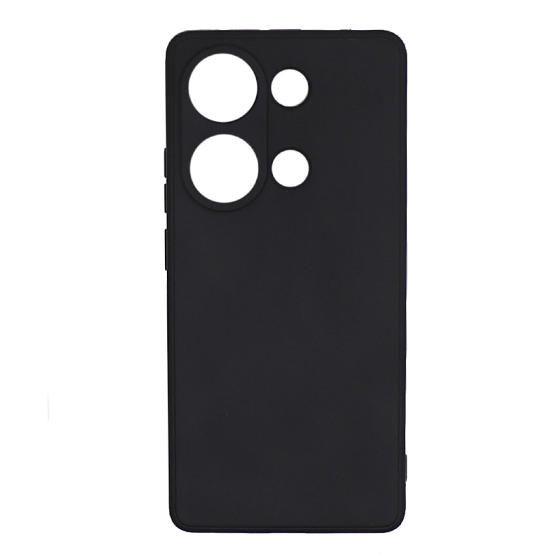 Чехол силиконовый для Xiaomi Redmi Note 13 Pro (4G)/Poco M6 Pro (4G), good quality, с защитой камеры, X-CASE, черный