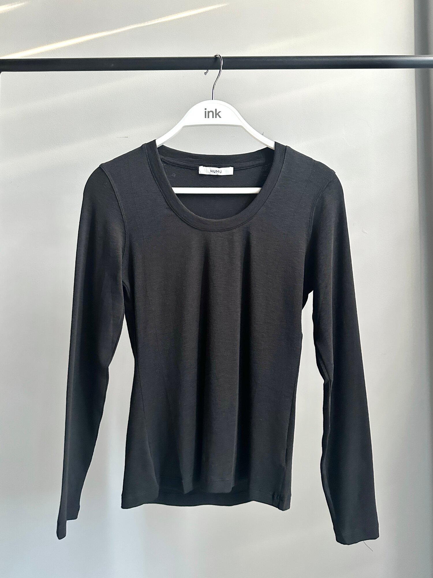 Лонгслив INK Черный, белый, размер Std, , черный — фото 1