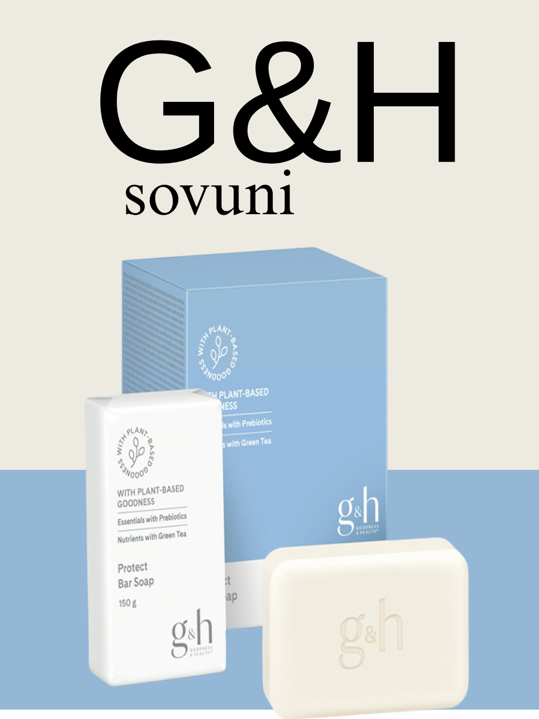 Крем-мыло G&H™ Protect Bar Soap (США) Премиальное мыло для всех типов кожи, с натуральными экстрактами