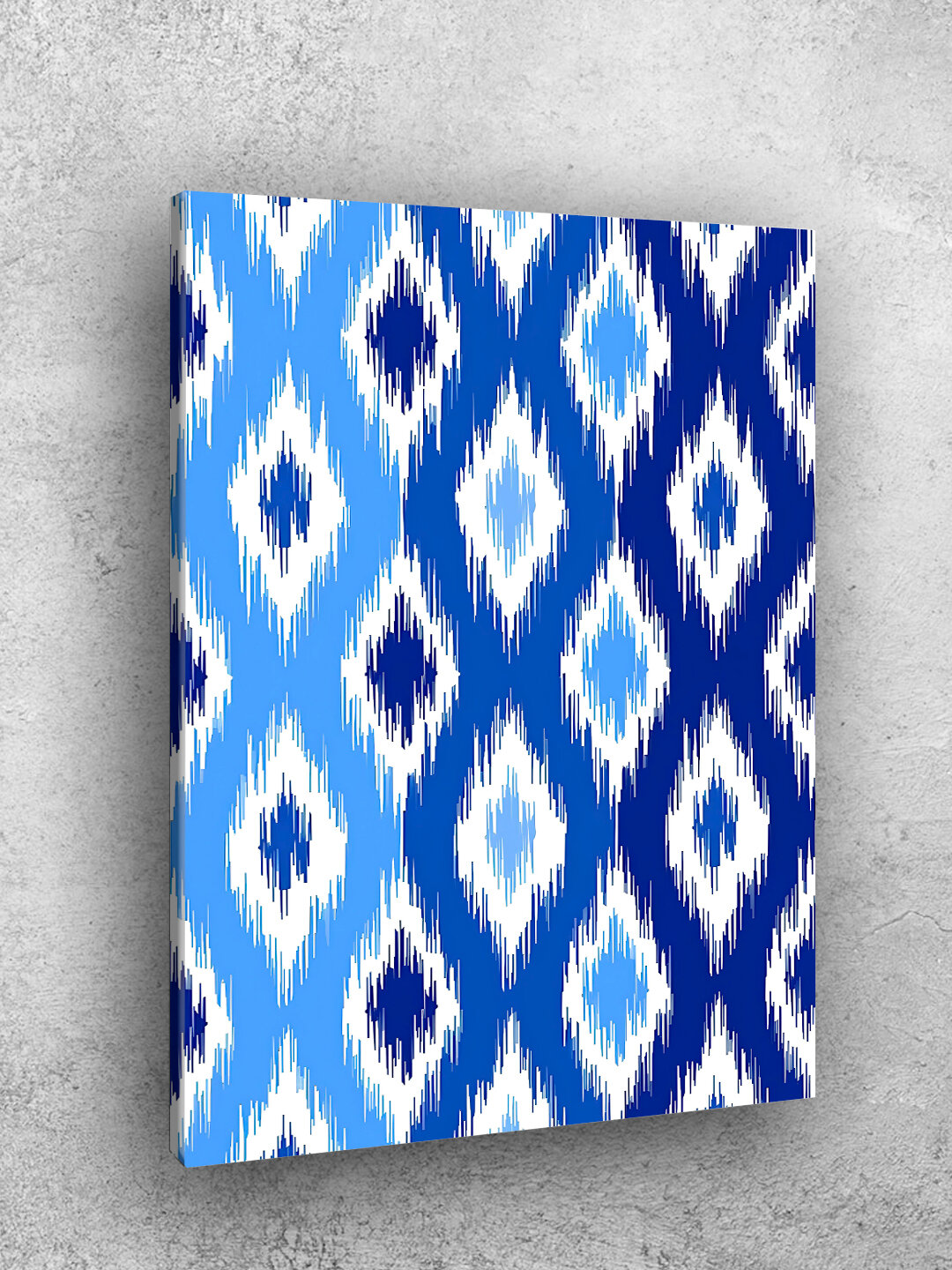 Картина интерьерная на стену ARTERY "Синие оттенки Востока", печать на холсте, постер на подрамнике, 30х40 см — фото 1