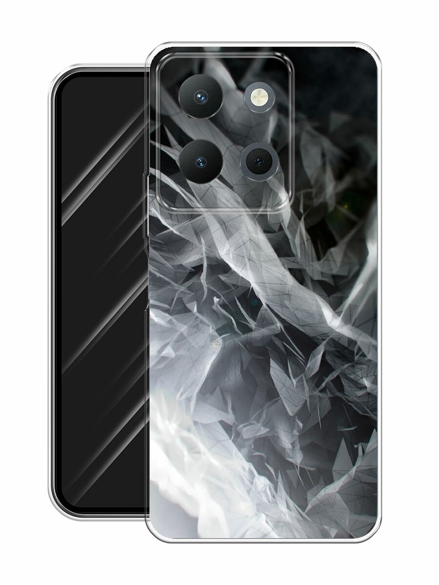 Силиконовый чехол на Vivo Y36 4G / Виво Y36 4G с принтом "Абстракция 9" — фото 1