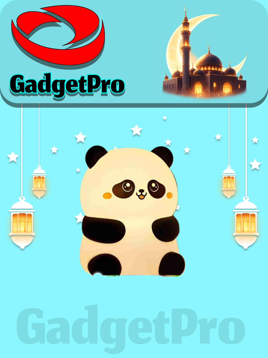 PANDA Silicone Lamp k-1159: Настольная силиконовая лампа для дома, мягкий свет, современный дизайн