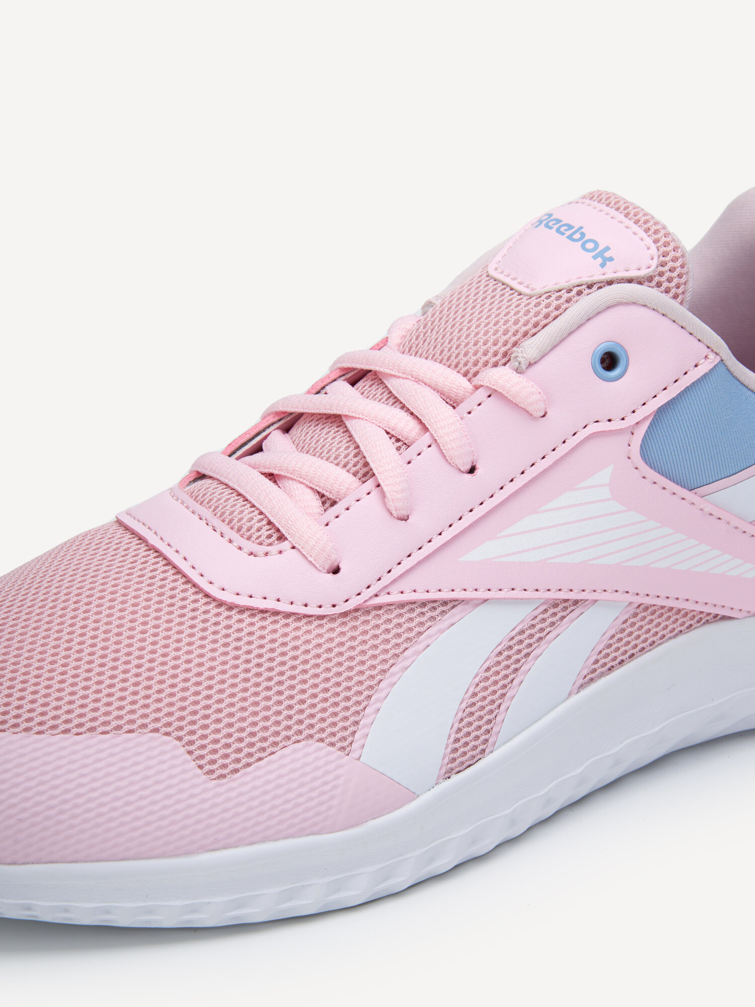 Кроссовки Reebok Rush Runner 5, размер 6,5i US, розовый/белый/голубой — фото 1