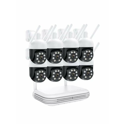 Беспроводная система видеонаблюдения Techage с разрешением 4 мегапикселя