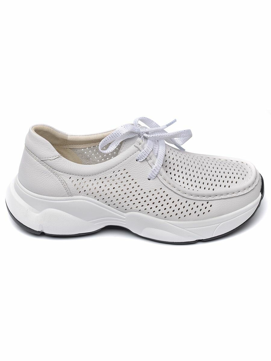 Туфли Gustav Gutmann натуральная кожа, размер 37, белый — фото 1