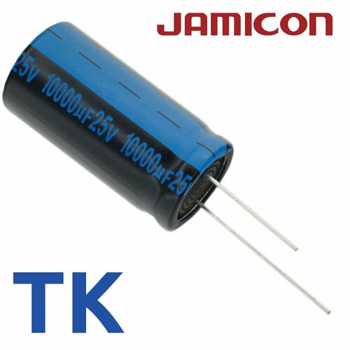 10000мкФ 25В / TK / 20x40 / 105 С / конденсатор электролитический (2шт)