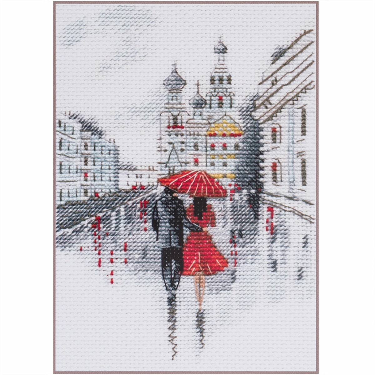 1624 Набор для вышивания овен 'Петербургские зарисовки-2' 10*15см