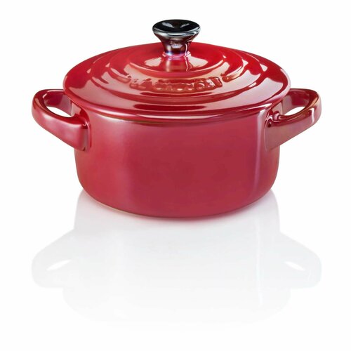 фото Кокотница 10 см вишня металлик, le creuset, 61901107370034, керамика
