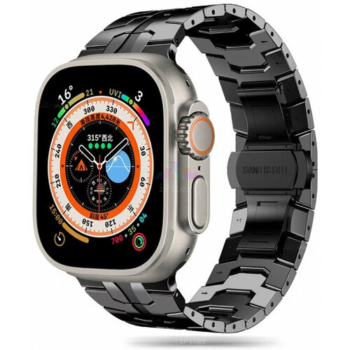 Ремешок Tech-Protect Stainless Line для Apple Watch 44 45 46 мм Чёрный 2390₽