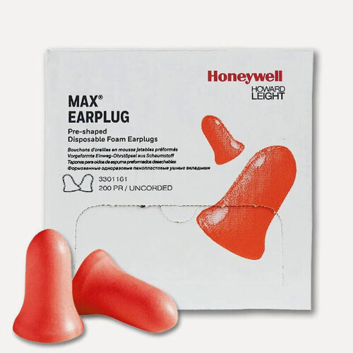 Изображение товара Беруши для сна и путешествий Макс Honeywell SNR 37дБ.100 пар