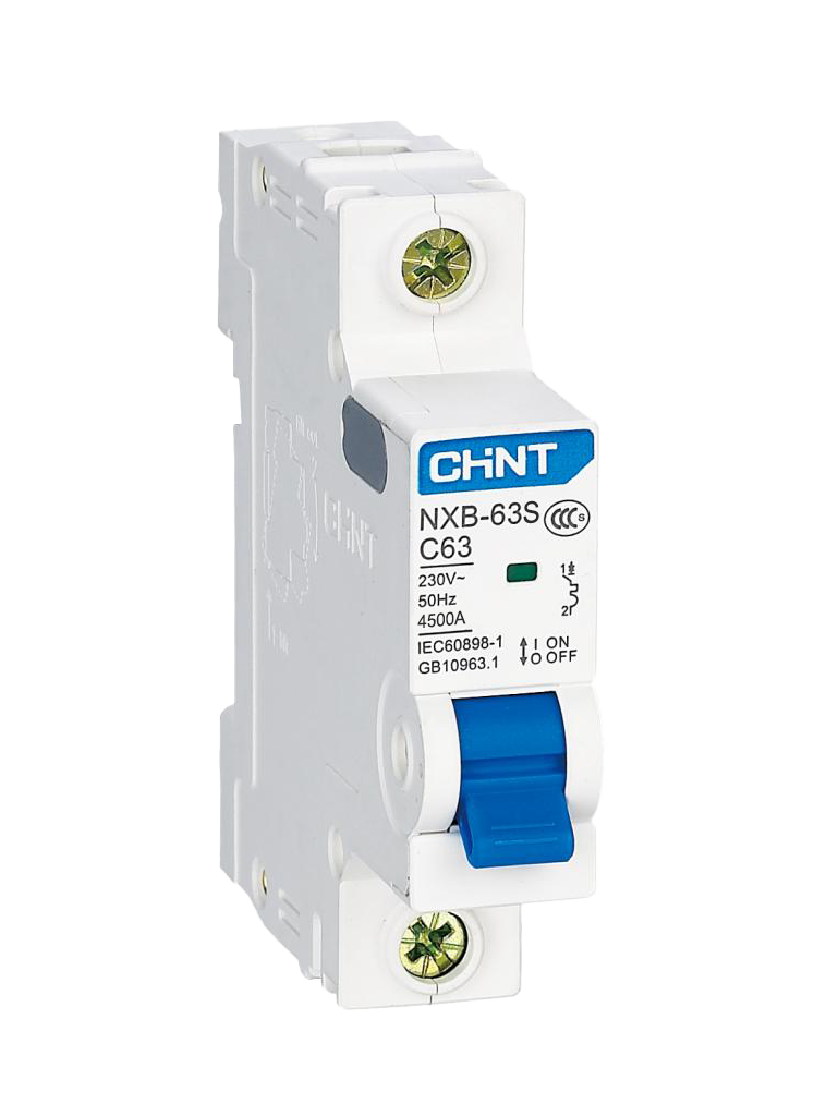 296711 Авт. выкл. NXB-63S 1P 20А 4.5kA х-ка C (R) (CHINT)