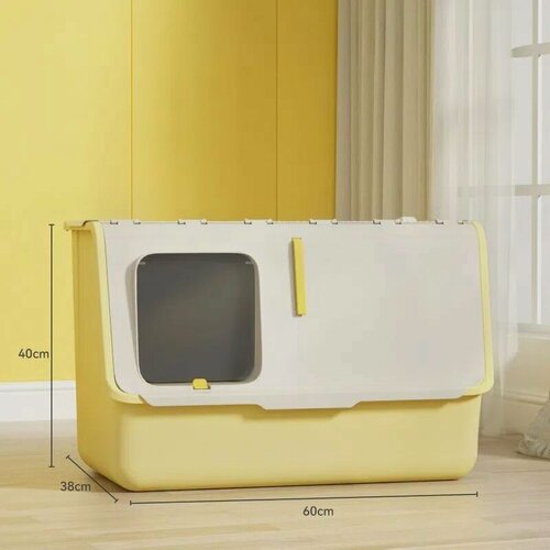 Изображение товара Встроенный ящик для кошачьего туалета, полностью закрытый ящик для кошачьего туалета, защищенный от брызг