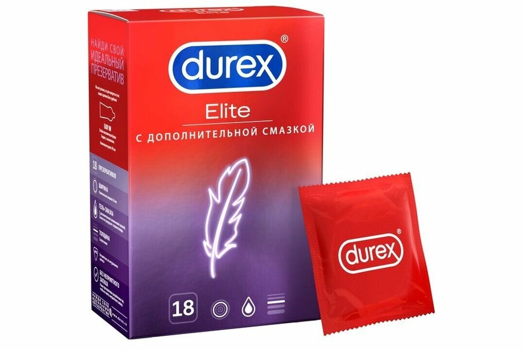Durex презервативы elite 18 шт.