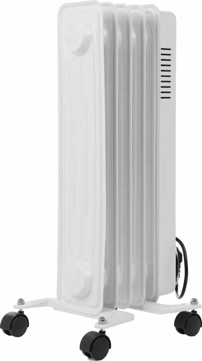 Изображение Масляный радиатор Ballu Comfort BOH/CM-05WDN, с терморегулятором, 1000Вт, 5 секций, 3 режима, белый