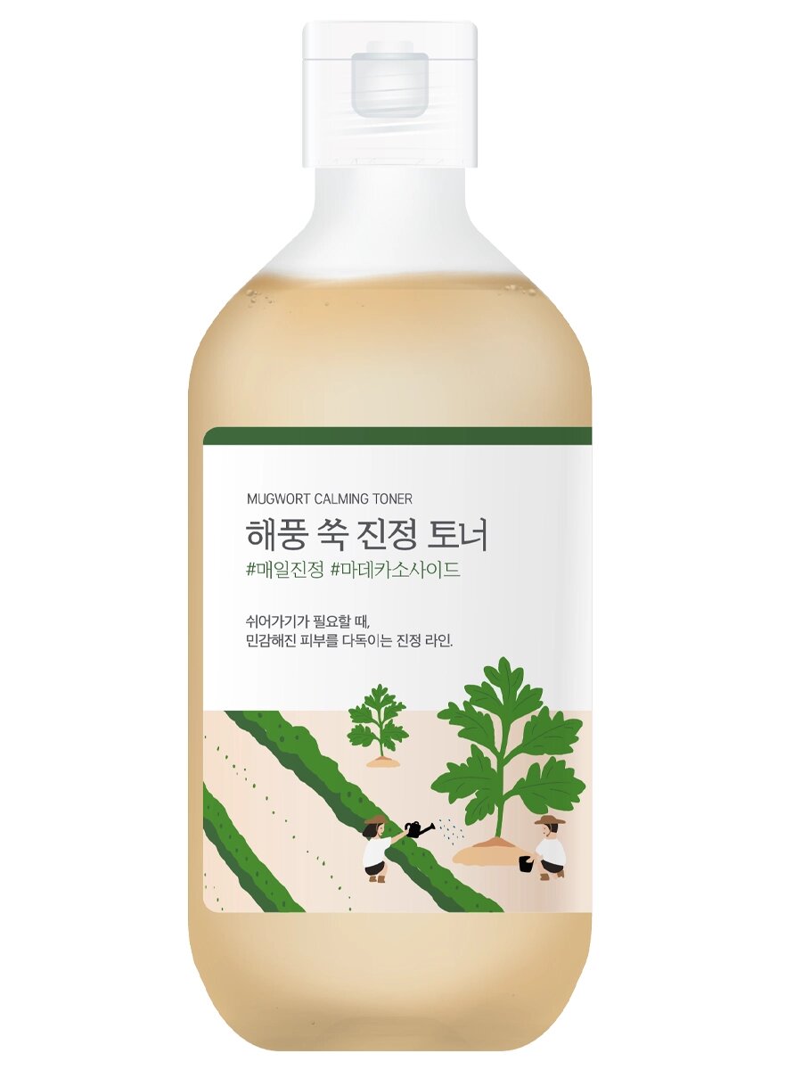 Успокаивающий тонер с экстрактом полыни Round Lab Mugwort Calming Toner 300 мл
