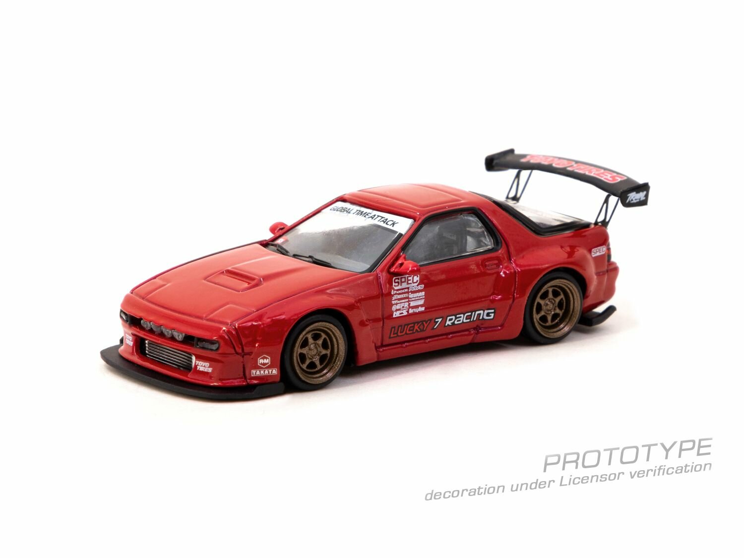 Машинка Tarmac Works 1/64 Pandem Mazda RX7 FC3S alloy Model car