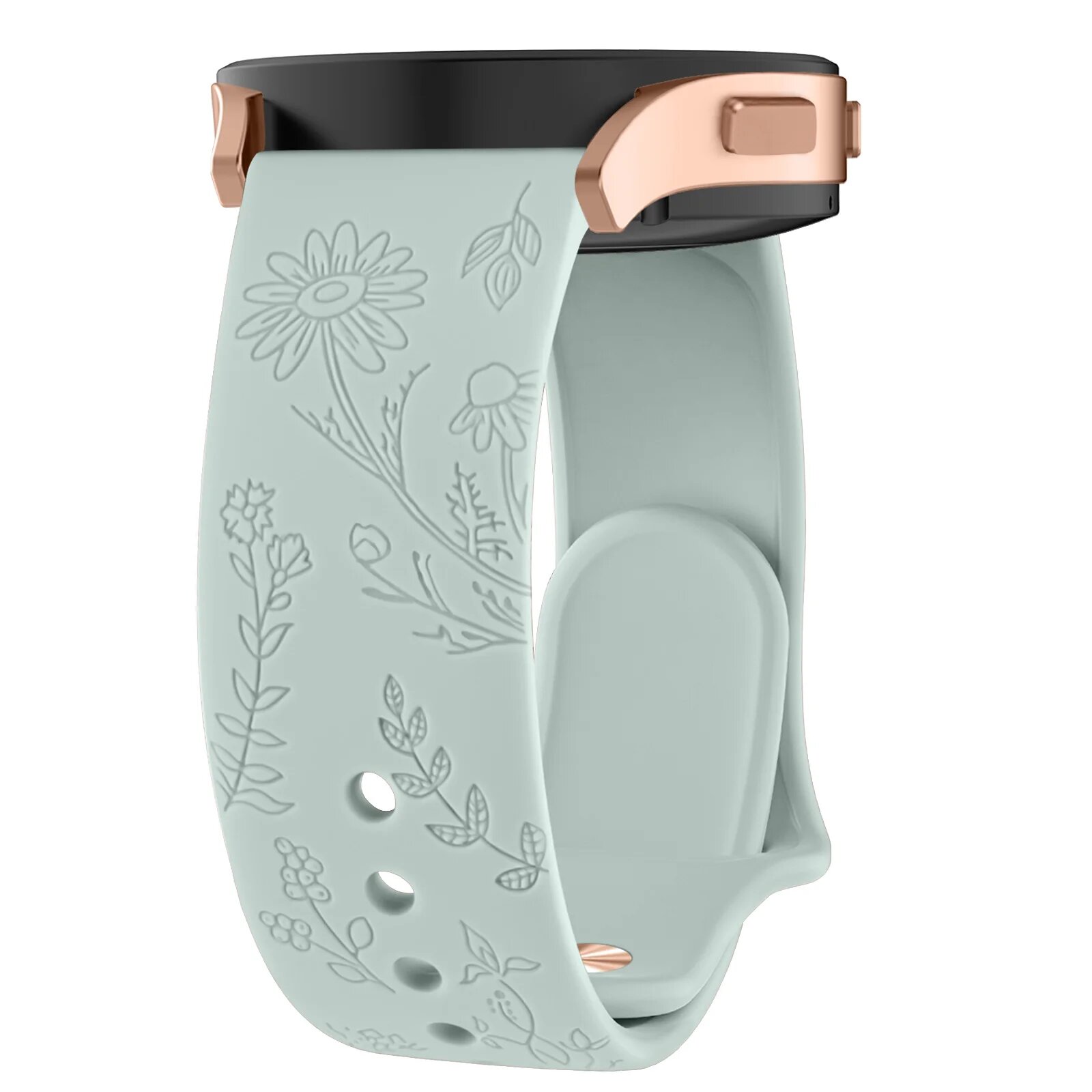 Силиконовый ремешок Pale green 20 мм для Garmin Vivoactive 3/5