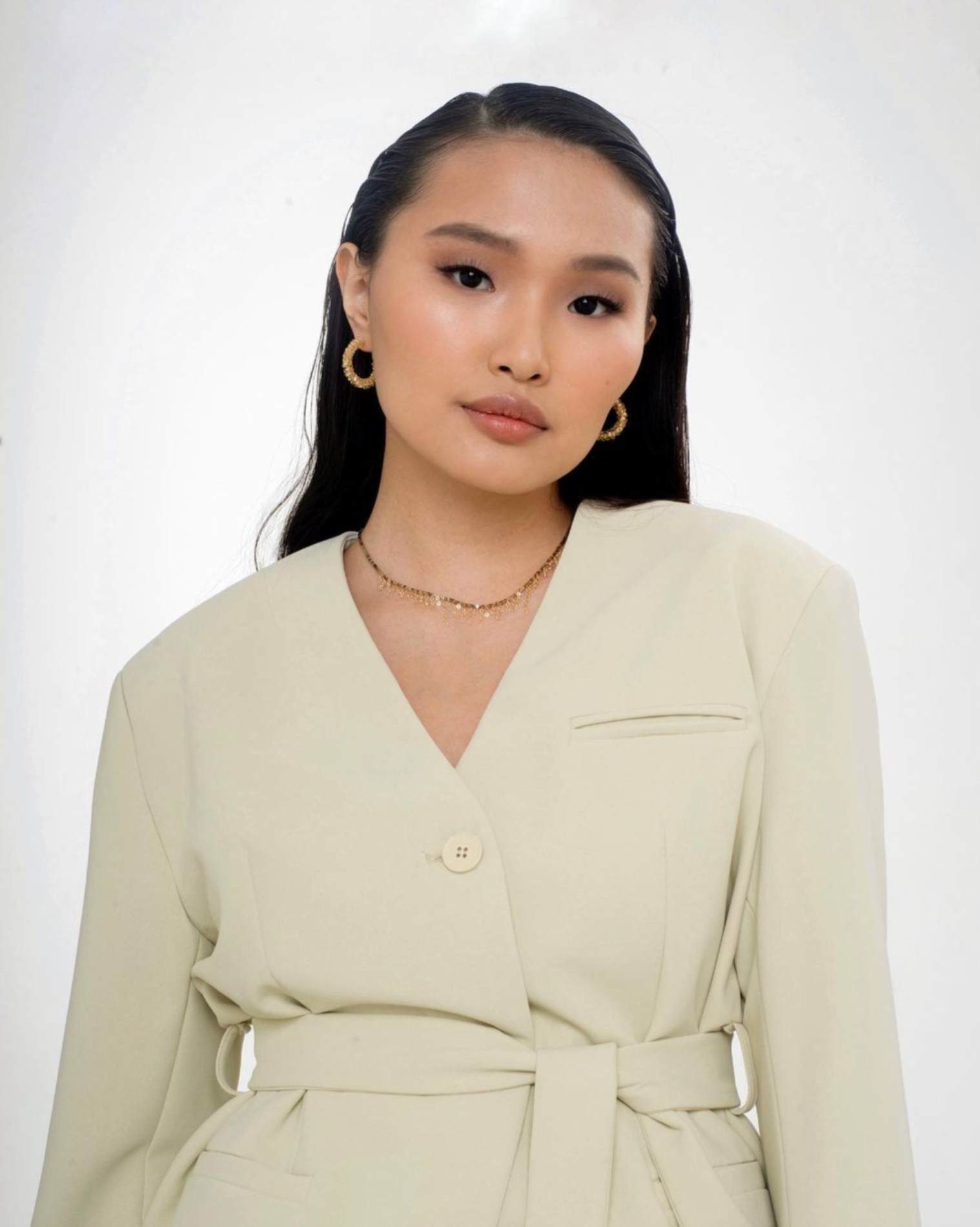 Колье FETISH, длина 38 см, золотистый — фото 1