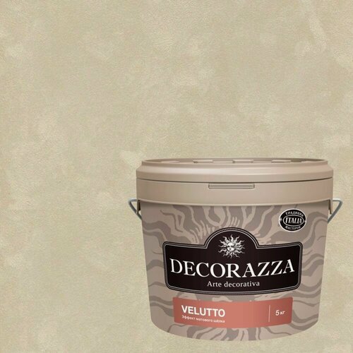 Изображение товара Декоративная штукатурка с эффектом матового шёлка Decorazza Velluto (5кг) VT 10-92