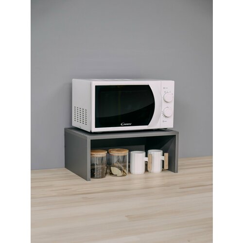 Полка настольная для кухни, для ванной деревянная, подставка для специй на стол 40*22*18 см