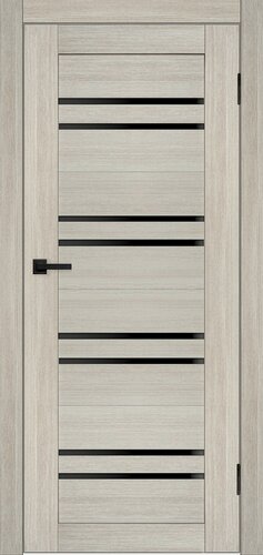 Изображение товара Дверь межкомнатная комплект с коробкой и наличниками Сигма-20 со стеклом, капучино, 550x1900мм