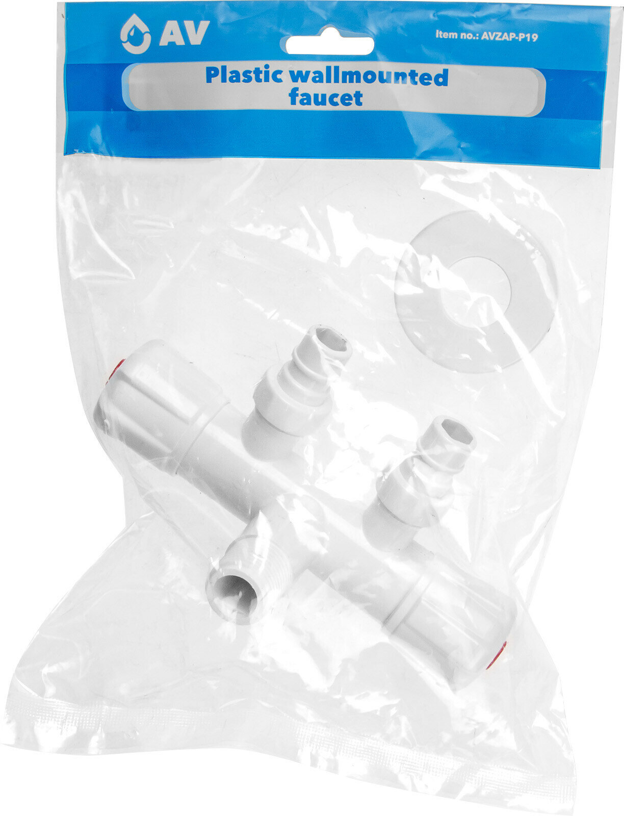 Смеситель для ванны AV ENGINEERING пластиковый настенный (AVZAP-P19) — фото 1