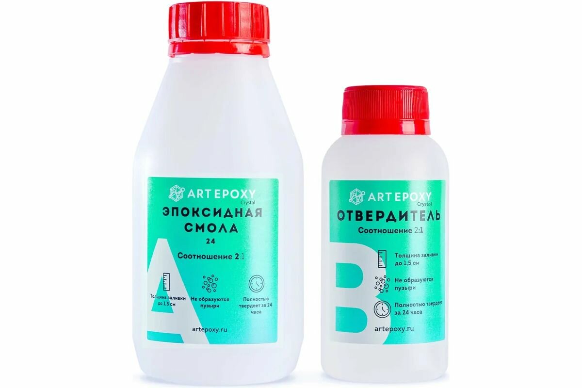 Быстросохнущая эпоксидная смола для творчества ArtEpoxy Quick 300 г Crystal ВИ-21621