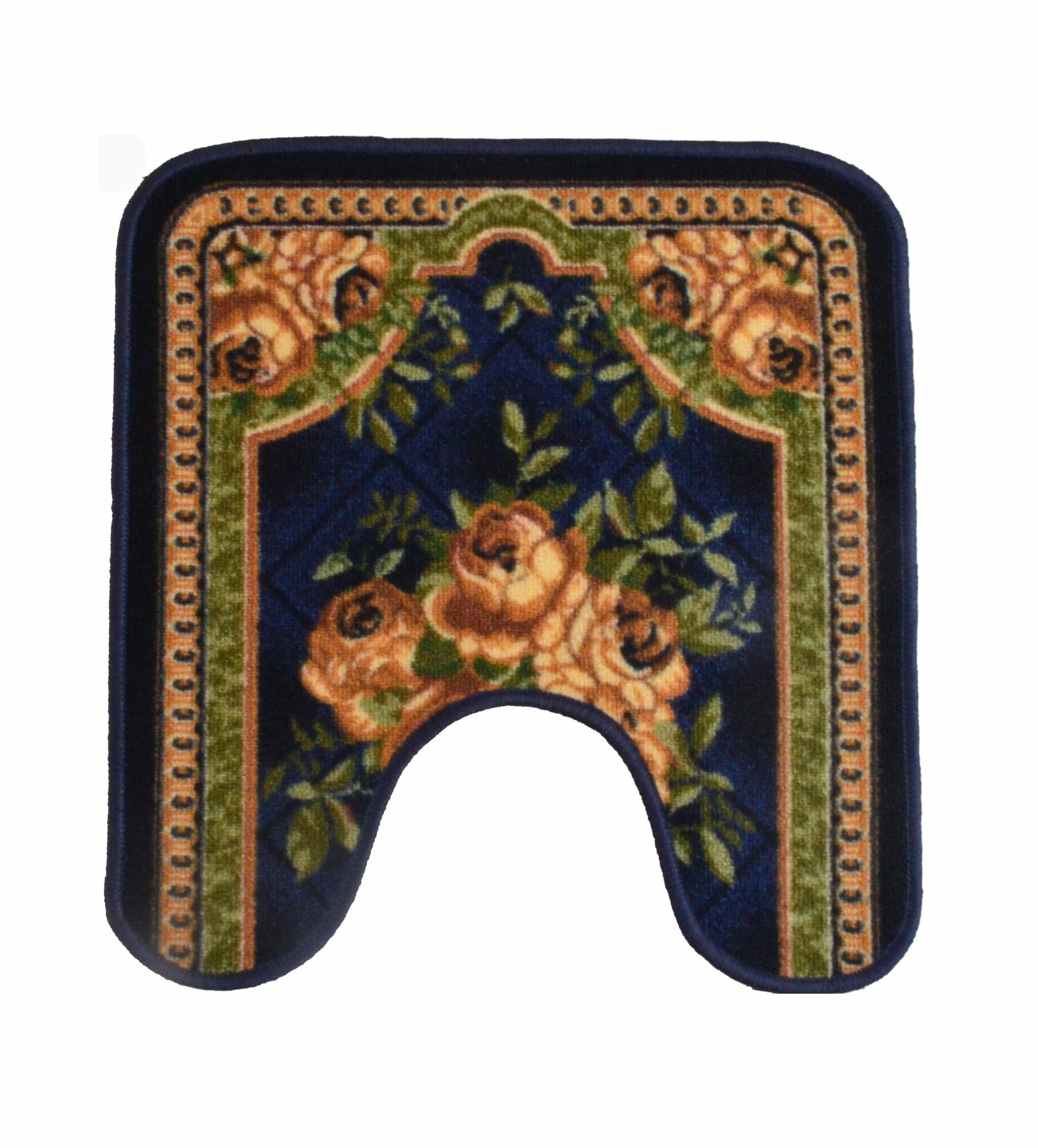 Коврик для туалета с вырезом Нью Соса 60х57 синий