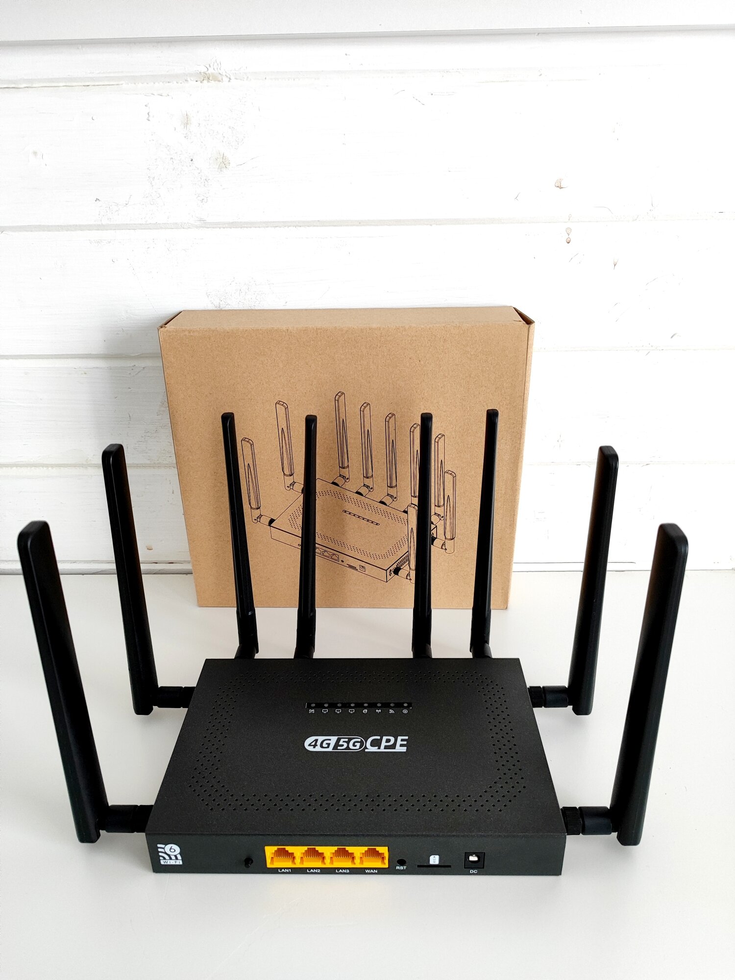 Прошитый WIFI роутер 5G LTE+ 4G 3G Z8105AX Zyxel Cat.22 с поддержкой сим карты MIMO 4x4 2000мбит/с двухдиапазонный — фото 1