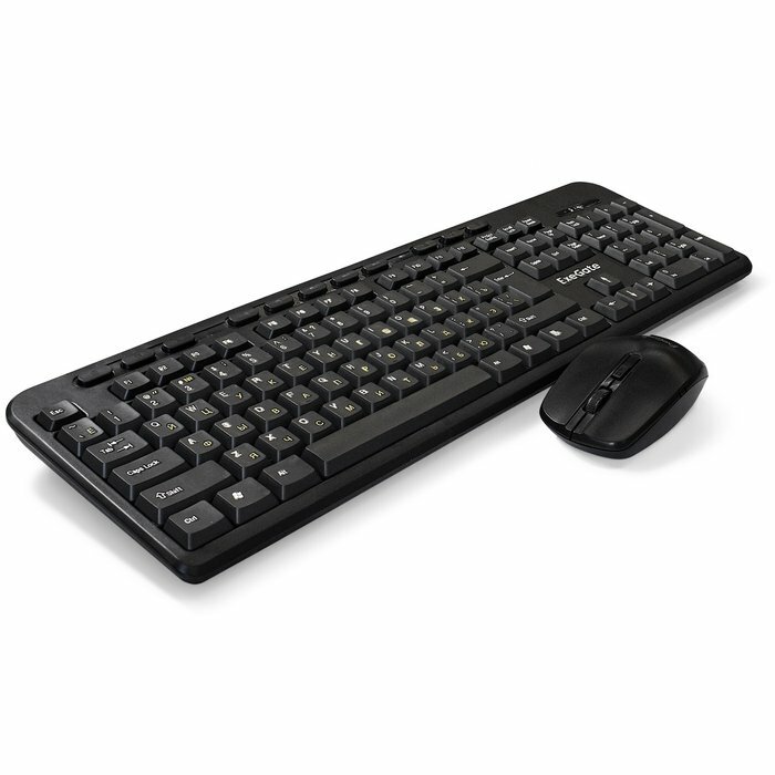 Комплект клавиатура + мышь Exegate Combo MK240 USB, Радиоканал