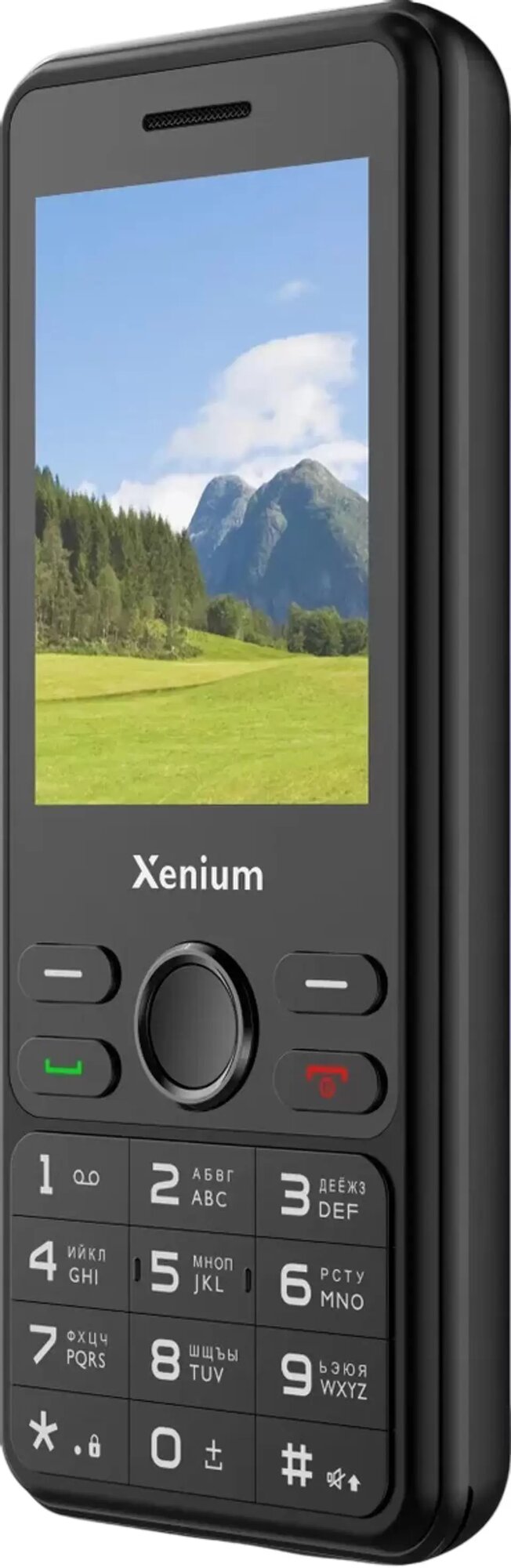 Мобильный телефон Xenium X280 черный 2.4" 2 mini-SIM 3000мАч — фото 1