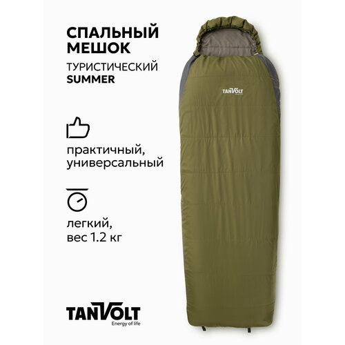 Спальный мешок туристический легкий спальник TANVOLT 4300₽