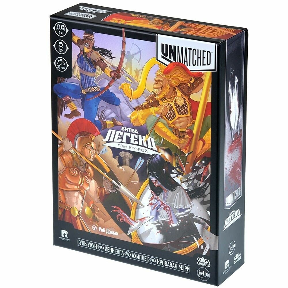 Настольная игра Gaga Games "Unmatched", Битва легенд, том второй