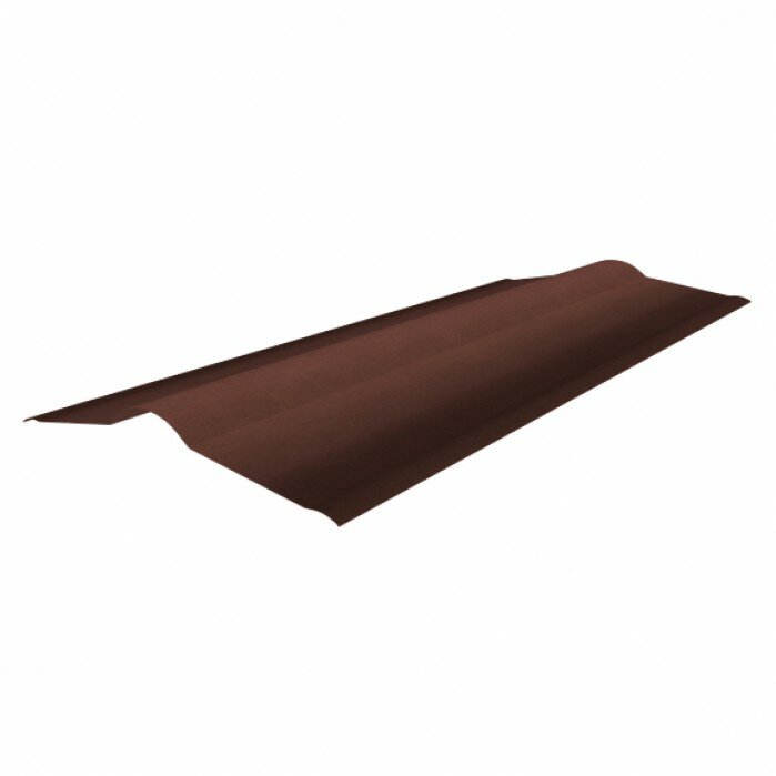 Конек для черепицы Ондулин цвет Красный 420х1035мм - 10 штук/уп — фото 1