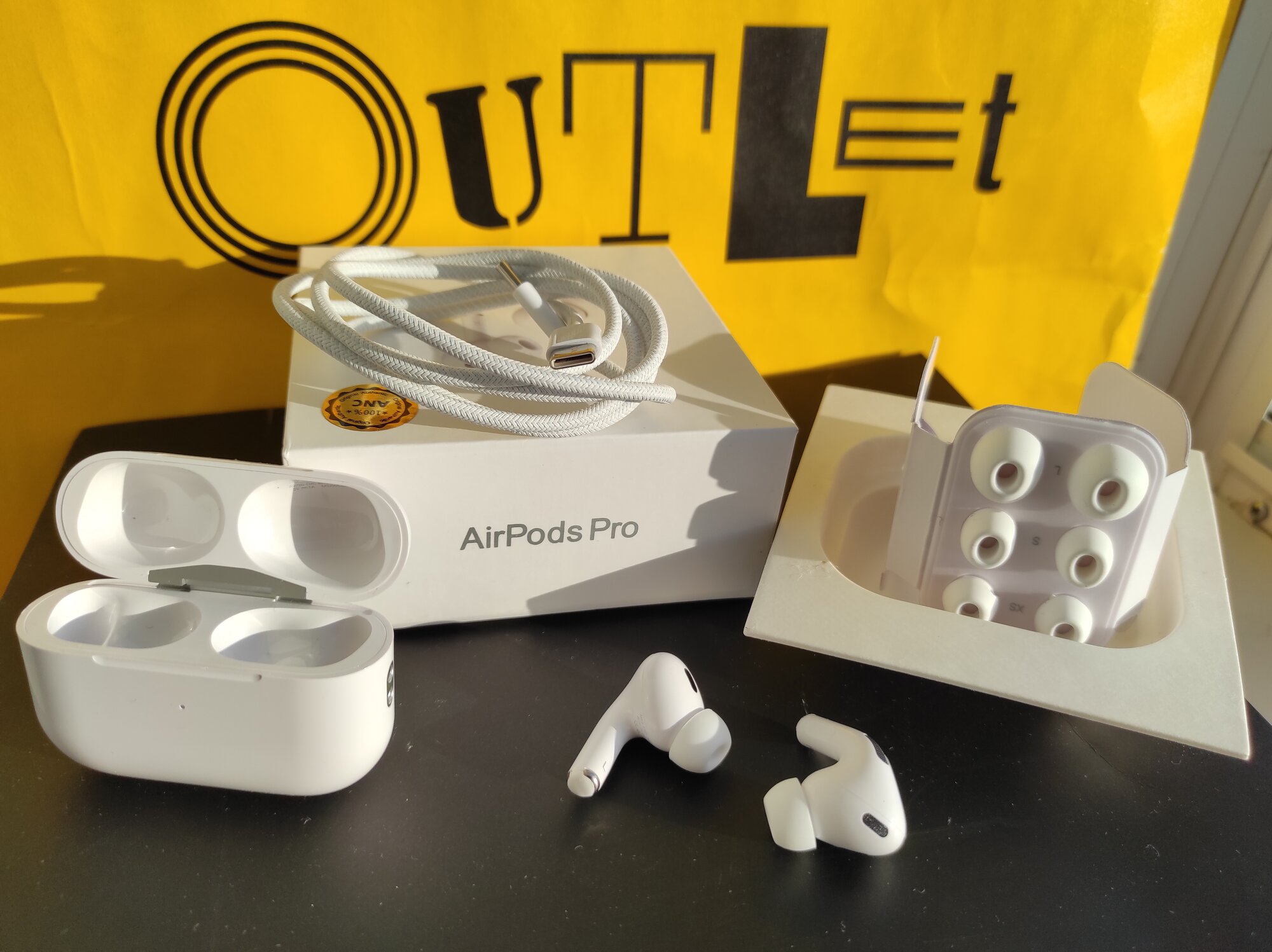 Беспроводные наушники A Pods Pro 2 Premium, шумоподавление, Bluetooth 5.2 — фото 1
