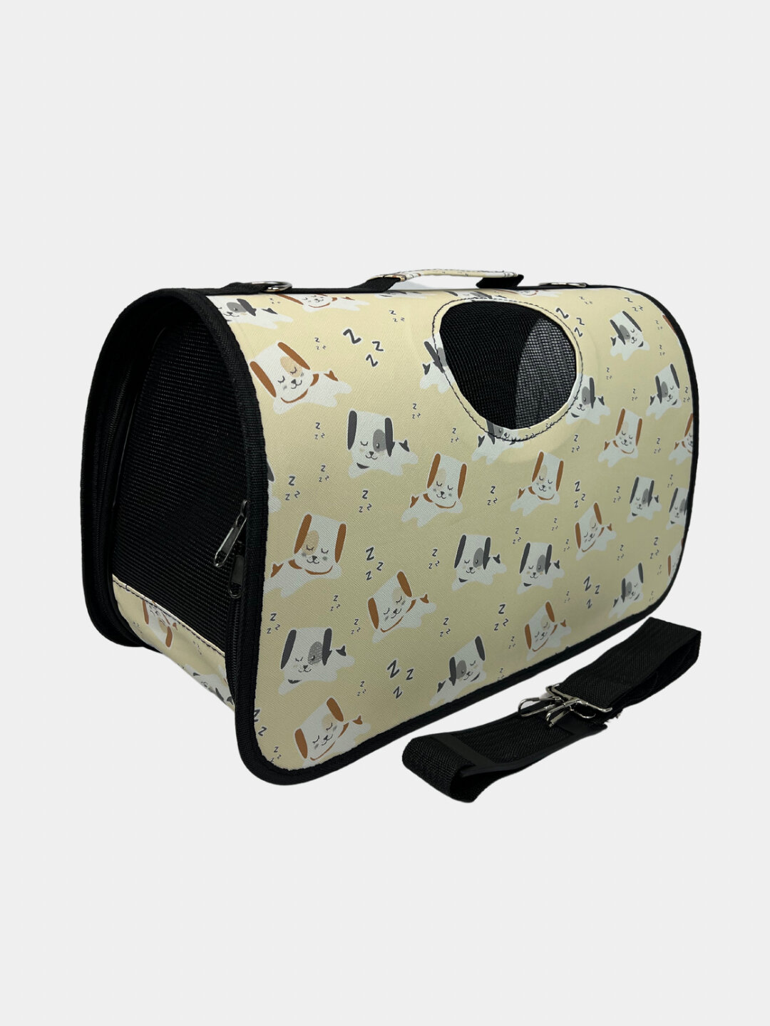 Переноска для кошек и собак, с жестким каркасом, Горчичный, S