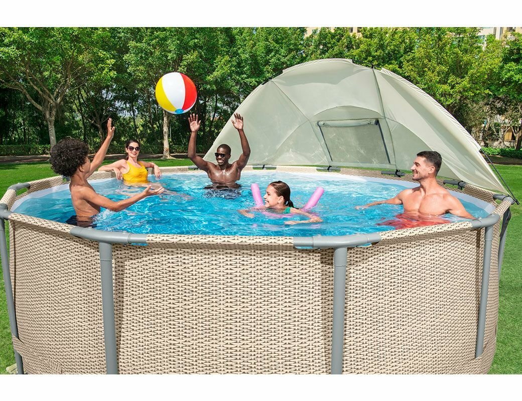 Навес для круглых каркасных бассейнов от 305 до 549 см BestWay 58681bw