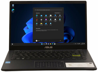 Ноутбук Asus E410K 14" FHD, Intel Pentium N6000, 4 Gb RAM, 64+256 Gb SSD, Win 11, Русская клавиатура