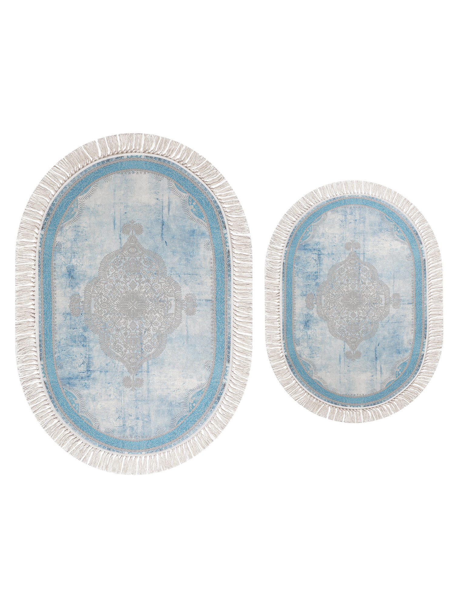Комплект ковриков YSF HOME противоскользящие 60x90/45x60 см
