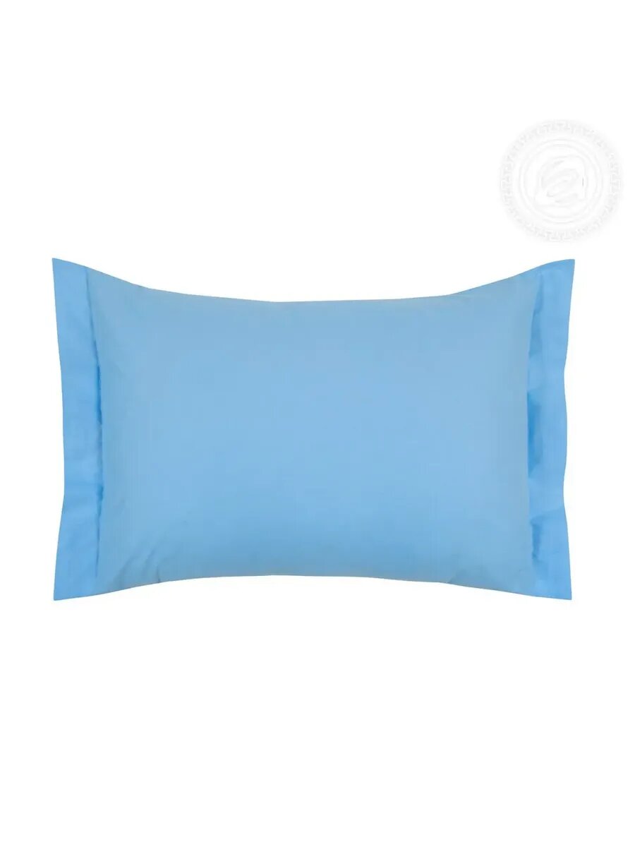 Наволочки 50х70 см 2 шт поплин-Голубой