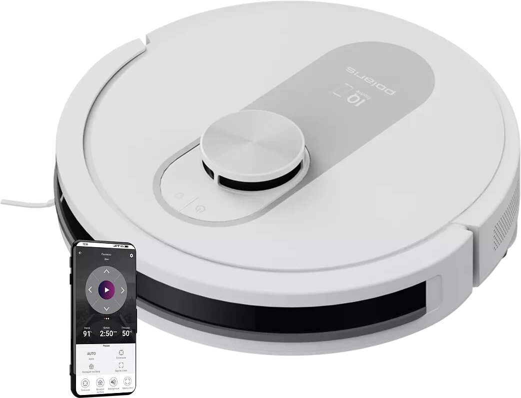 Робот-пылесос Polaris Wi-Fi IQ Home White (PVCR 4250)