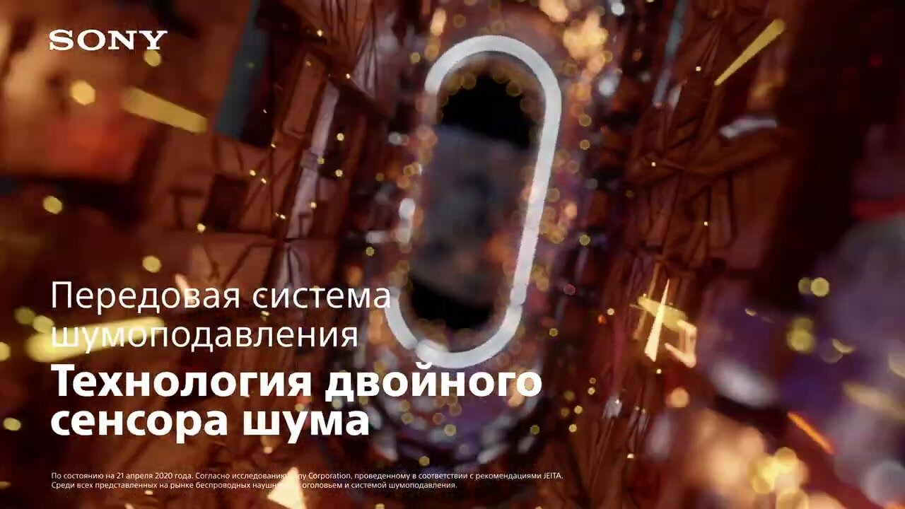Беспроводные наушники Sony WH1000XM4 SILVER с шумоподавлением — фото 1