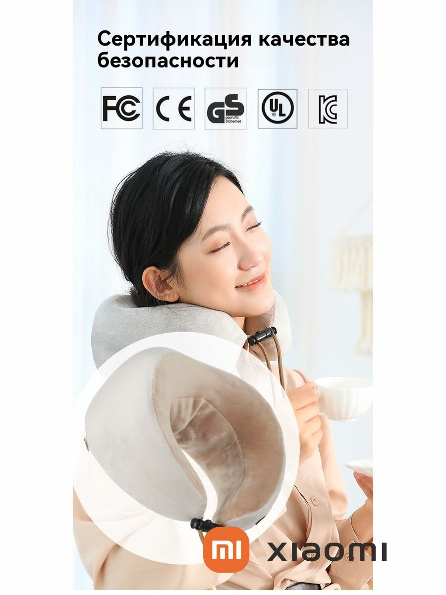 Массажные Подушки Xiaomi Xiaomi Массажистка шеи и подушка для спины; Многофункциональный нагрев