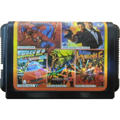 Игровой картридж для Sega 16 16 bit 43 в 1 MD-0102 без коробки 880₽