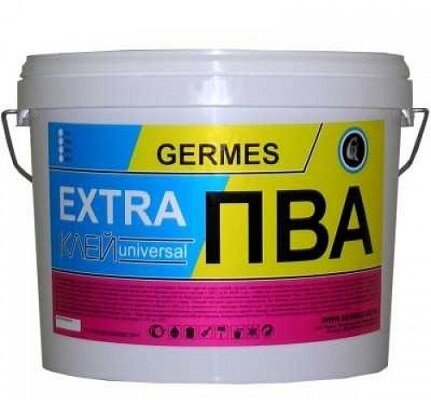 Клей ПВА Extra Germes 2.5кг Универсальный / Гермес.