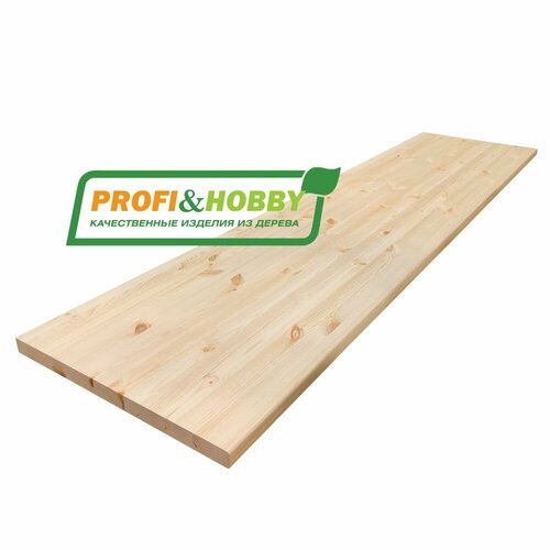 фото Столешница для кухни 2500х600х40мм хвоя а цельноламельный, profi&hobby profi & hobby