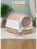 PETSHOP Туалет лоток для кошек закрытый, с дверцей и совком, 50 с...